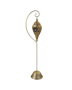 Decorative lantern ''Berelan'', metal, gold, 18x18xH135 cm