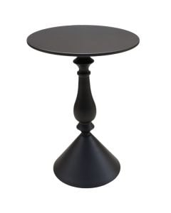 Side table ''Korte'', metal, black, Ø39xH59 cm
