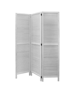 Room screen divider ''Sasake'', MDF, white, 40x170 cm