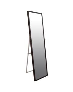 Pasqyrë statike ''Gantz'', xham, MDF, e zezë, 45x2xH165 cm