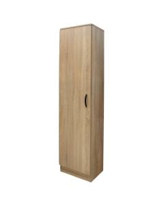 Shoe cabinet, melamine, with 6 shelves, sonoma, 45x33xH192 cm