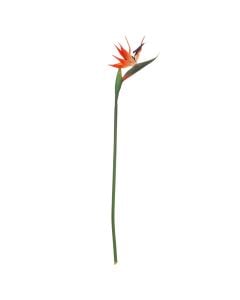 Artificial flower, Bird of Paradise, plastic, orange/green, 23xH83 cm
