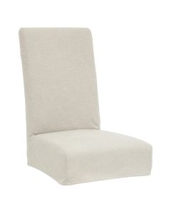 Chair cover, Jana, poliester, beige, 44.5x58.5xH61 cm