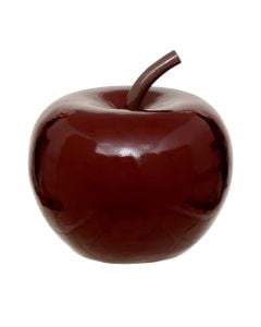 Decorative object, Apple, polyresin, red, Ø27xH28.5 cm