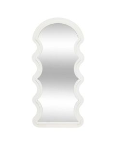 Decorative mirror, Emily, mdf/glass, white, 54xH114 cm