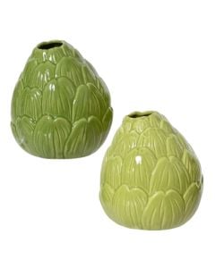 Decorative vase, Artichoke, porcelain, assorted, 10x10xH11.5 cm