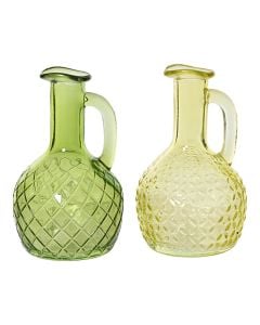 Decorative vase, glass, assorted, Ø8.5xH14 cm