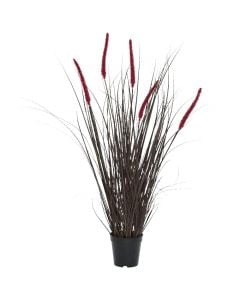 Artificial flower, Gras, plastic, green, 30x30xH90 cm