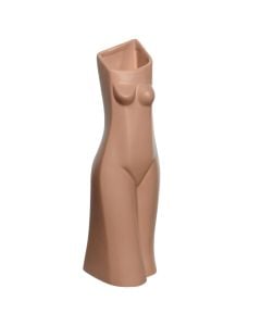 Decorative vase, ceramic, Terracotta, 9.7x10.2xH29.3 cm