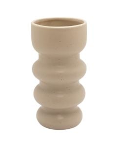 Decorative vase, ceramic, assorted, Ø9.7xH18.8 cm