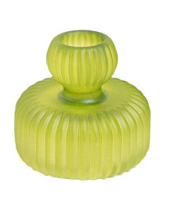 Candle holder, glass, assorted, Ø7.5xH7.5 cm