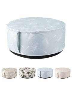 Pouffe, polyester, various, H25 x ø55 cm