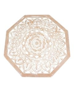 Wall decoration, wooden, natural, 61xH61 cm