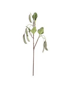Artificial branch, plastic, green, 10x10xH72 cm