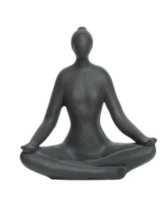 Decorative statue, polimagnezium, anthracite, 20.5x38.5xH44 cm
