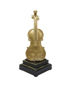 Decorative object, Violin, resin, gold, 16x16xH28.5 cm