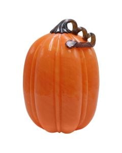 Decorative object, Pumpkin, ceramic, orange, 20xH27 cm