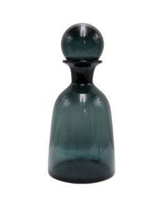 Decorative object, ceramic, black, 15x15xH32 cm