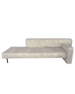 Sofa, textile upholstery, wooden structure, beige, 271x87xH78 cm