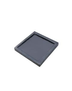 Flower pot saucer, granite, black, 55x55xH5 cm