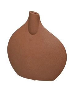 Decorative vase, stone, brown, 6x16xH17 cm