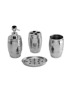 S/S bathroom accessories 202# Set of 4 pcs (0.5mm).
