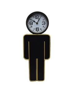 Iron wall clock, 19x6x40.5 cm