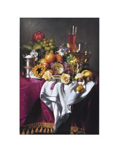 Painting, print+handmade, 80x120 cm