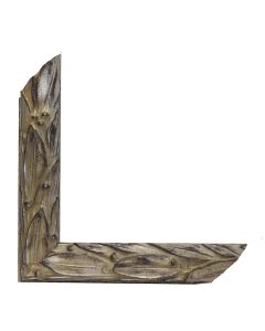 Wooden moulding decor, SP/21, silver