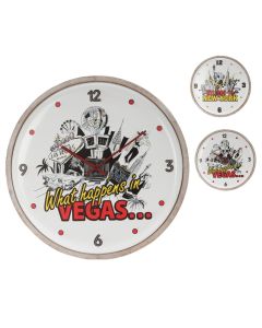 Wall clock, mdf, colorful, Ø64 cm