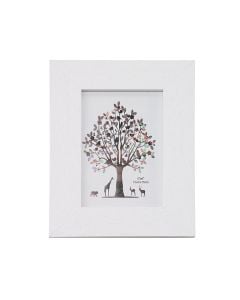 Photo frame, mdf, white, 10x15 cm