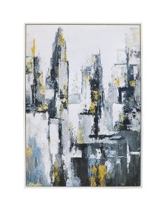 Printed painting, mdf/polyester, colorful, 60x90cm