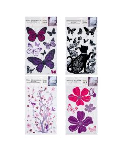 Adhesive decorator, pvc, assorted, 32x0.3xH49 cm,