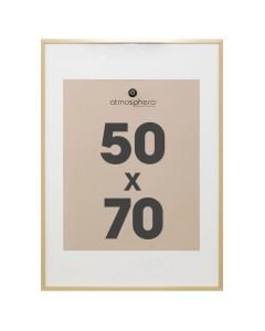 Photo frame, Manu, mdf, natural, 50x70 cm