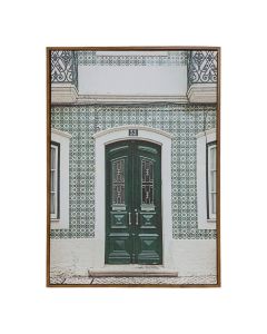 Printed picture, Door, Mdf frame, assorted, 50x70 cm