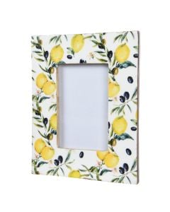 Photo frame, mango wood, colorful, 19xH24 cm
