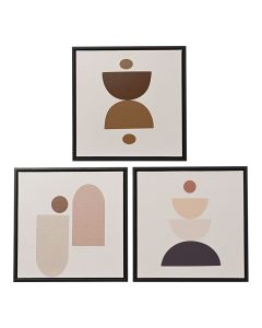 Printed picture, Mdf frame, colorful, 30xH30 cm