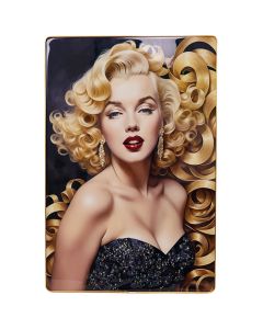 Printed picture, Marlyn Monroe, mdf frame, multicolor