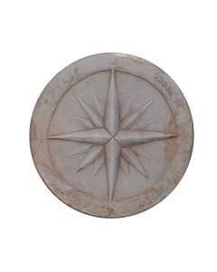 Garden decoration, COMPASS, ceramic, terracotta, Ø35 x2.5 cm