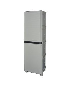 Plastic brooms holder cabinet 50x39xH172cm.