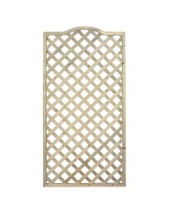 Treated wooden fence, 90x180 cm, frame thickness 35x35 mm, post thickness 5x35 mm, square 65x65 mm, natural color