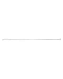Shower rod white extensible 125-225 cm