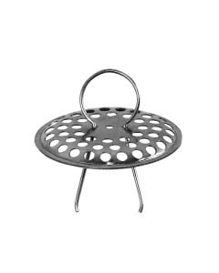 Pull-out sink filter, stainless steel, silver, Ø6 cm
