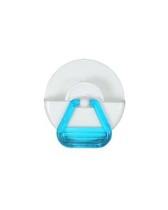 Sink plug adhesive holder, ELIPLAST, plastic, white, Ø3.1 cm