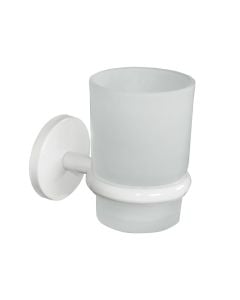 One toothbrusher holder white