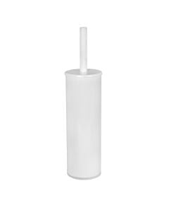 One standing brush holder white