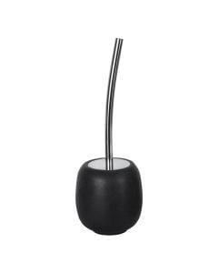 Afra brush holder stone grey