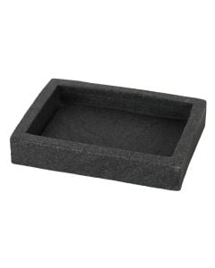 Syl soap dish slate grey