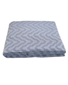 Mbulesë krevati, dopjo, HINDU, 80% pambuk; 20% poliestër, blu, 250x260 cm
