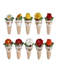 Planter humidity controller, ceramic, colorful, 5x3.5xH16.2 cm